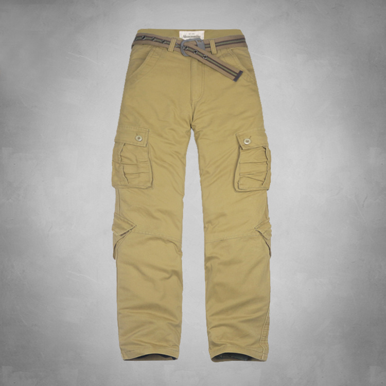 Abercrombie Fitch Hombres Chinos Pantalones Con Cinturón AF7420